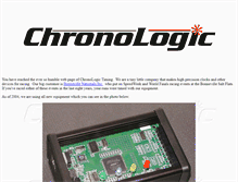 Tablet Screenshot of chronologictiming.com